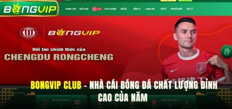Bongvip Club – Nhà cái bóng đá chất lượng đỉnh cao của năm