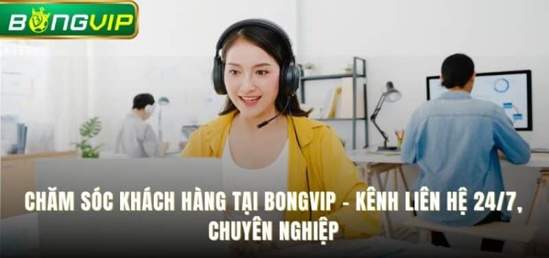 Chăm sóc khách hàng tại bongvip - Kênh liên hệ 24/7, chuyên nghiệp